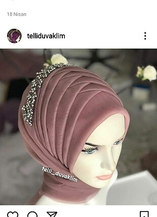 Hazır abiye turbanı