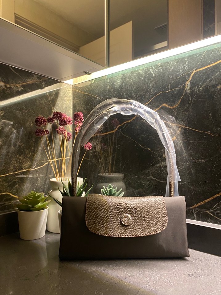 Longchamp m beden çanta - Görsel 4