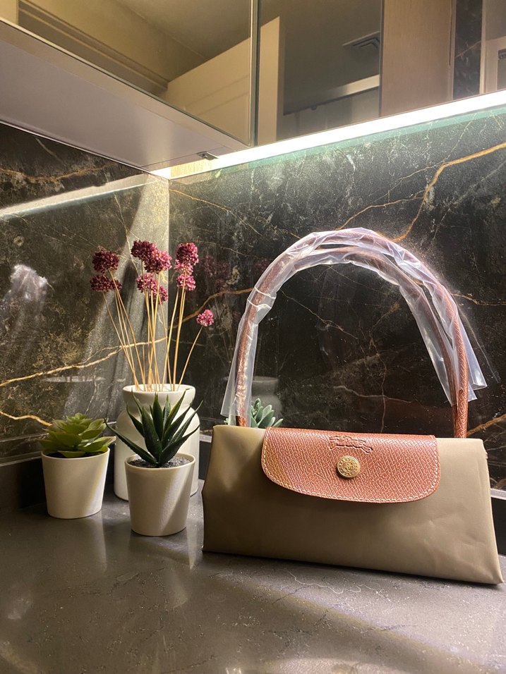 Longchamp m beden çanta - Görsel 3