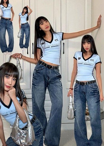 Y2k vintage tişört - Görsel 2