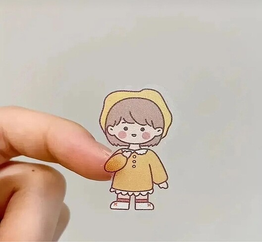  Beden 12sayfa kız sticker çıkartma kitabı