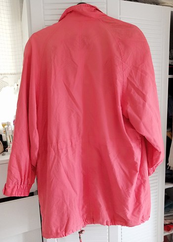 Diğer Düğmeli Pembe Midi Ceket