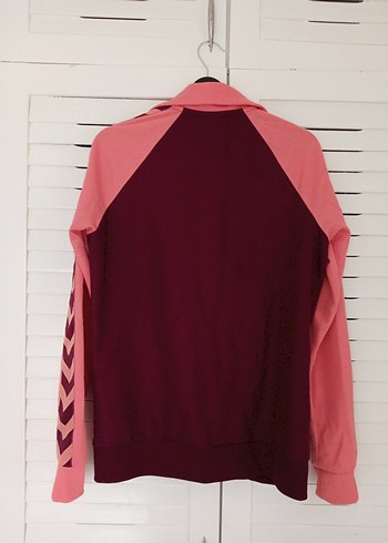 Hummel Kadın Bordo-Pembe Fermuarlı Spor Ceket