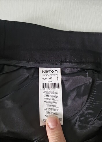 Koton Havuç Paça Pantolon siyah