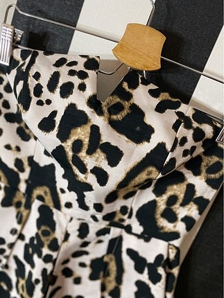 BSL FASHION Leopar Desenli Tulum