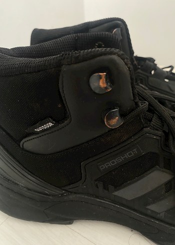 Siyah Bağcıklı Erkek Lastik Bot - Görsel 4