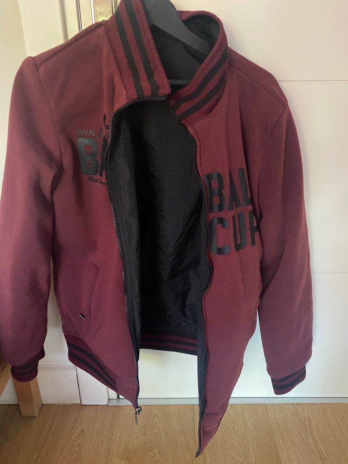 Erkek Siyah Fermuarlı çift taraflı mont - Görsel 3