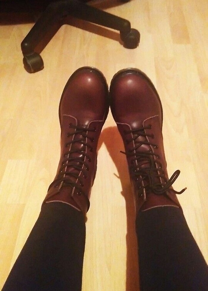 GREYDER ORİJİNAL  BORDO BOT 36 numara az kullanıldı - Görsel 3