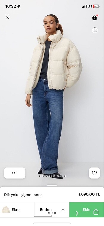 m Beden Pull and Bear Mont