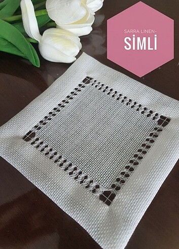Simli Antika işi Pecete Takimlari 