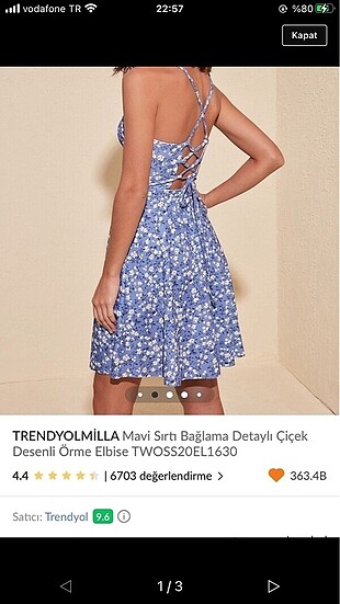 Trendyol elbisee