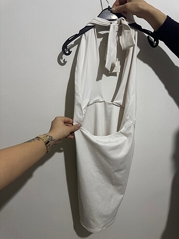 Zara Beyaz elbise