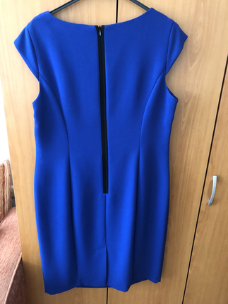 Marks & Spencer Saks mavisi şık elbise