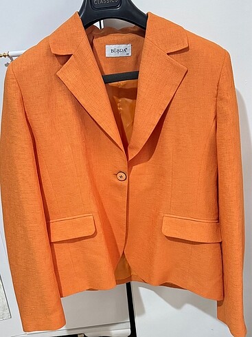 Blazer ceket 46 beden turuncu