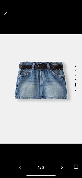 Bershka mini kot etek