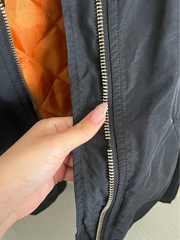 s Beden Siyah bomber ceket