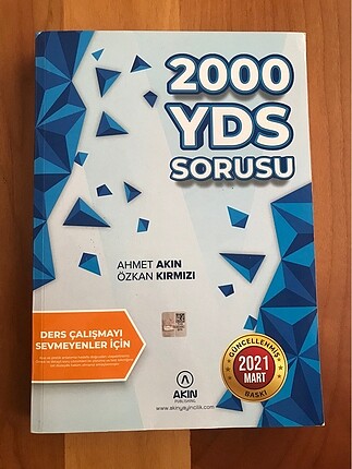 Akındil 2000 YDS Soru Bankası