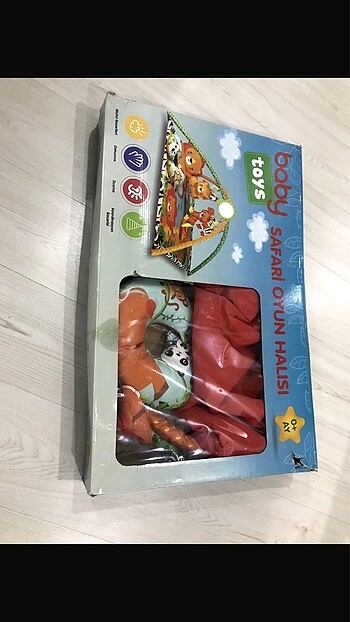  Beden Safari Bebek Oyun Halısı