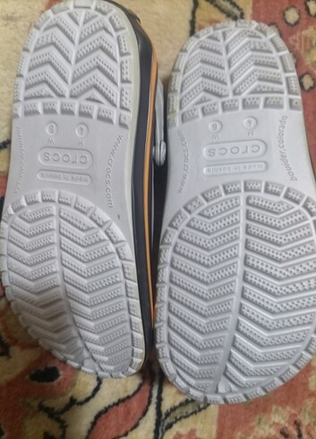 36 Beden gri Renk Çakma Crocs gri terlik