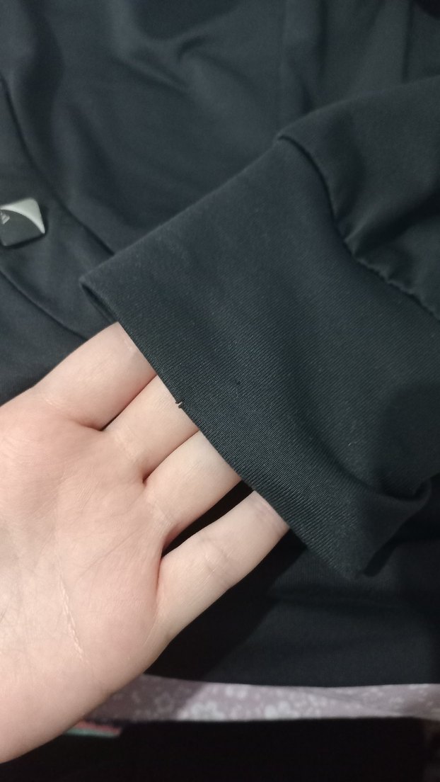 Siyah Kapüşonlu Fermuarlı Spor Ceket - Görsel 4