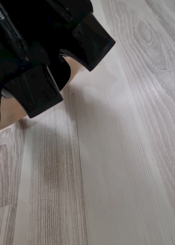 38,5 Beden Siyah Pilili Nakışlı Stiletto Topuklu Kadın Bot