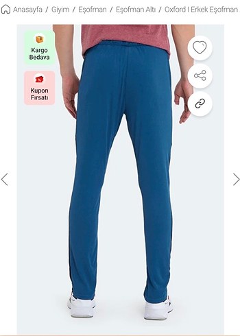 Slazenger Oxford eşofman altı erkek - Görsel 8