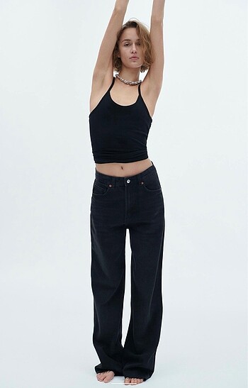 zara wide leg jean