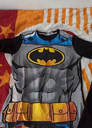 9 Yaş Beden siyah Renk Batman pelerinli çocuk t-shirt 9 10 yaş LC Waikiki 
