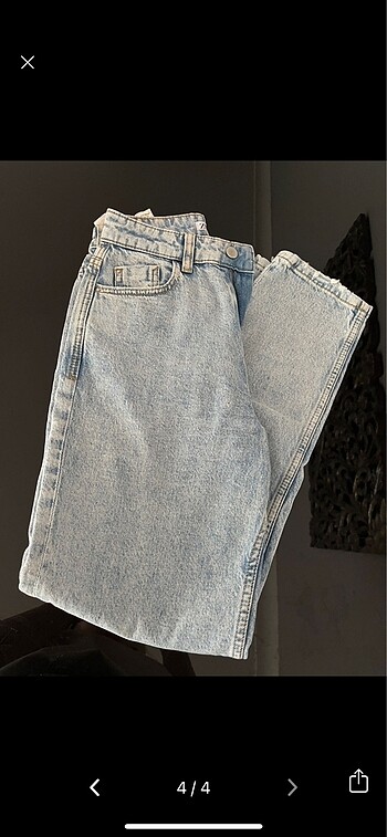 32 Beden mavi Renk zara jean