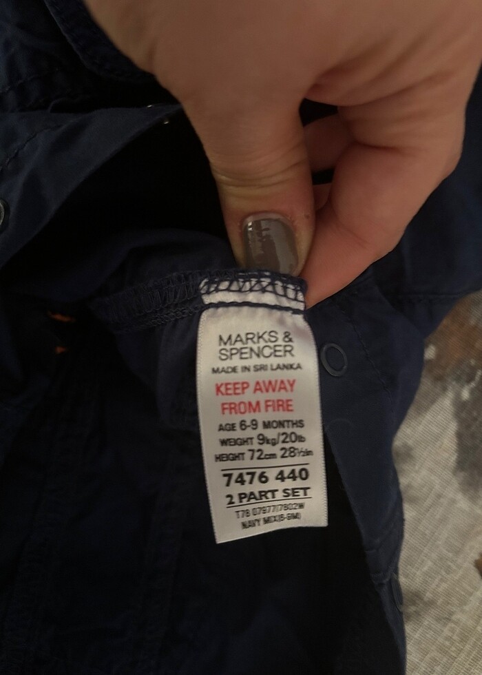 Marks and Spencer 6-9 ay tulum - Görsel 2