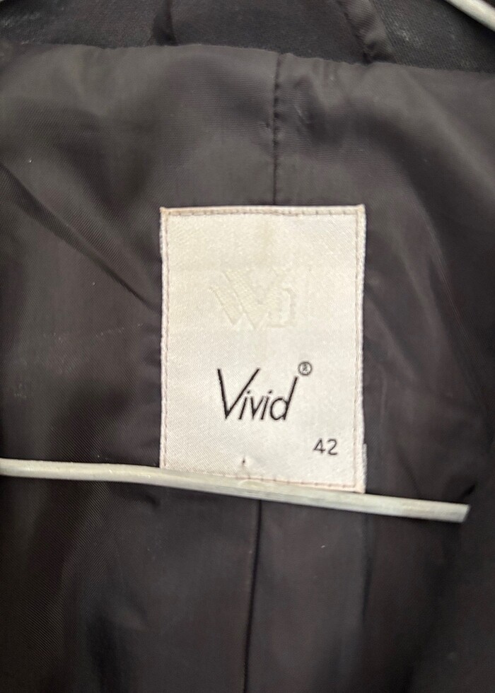 Vivid klasik siyah ceket - Görsel 2