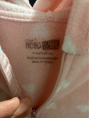 HelloBaby Kız bebek polarlı tulum