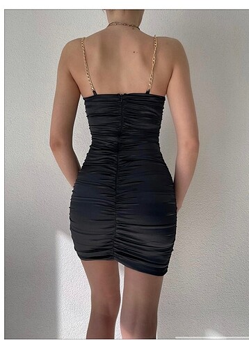 Diğer mini saten elbise