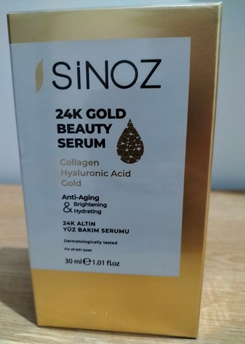 SiNOZ 24K Altın Anti-Aging Serum 30ml - Görsel 2