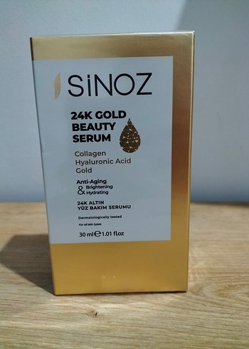 Sinoz 24K Altın Yüz Bakım Serumu 30 ml - Görsel 2