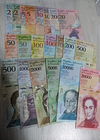 VENEZUELA 21 Lİ ÇİL SET