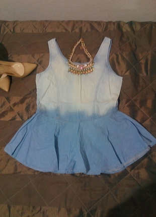 buz mavisi askili barbie bluz