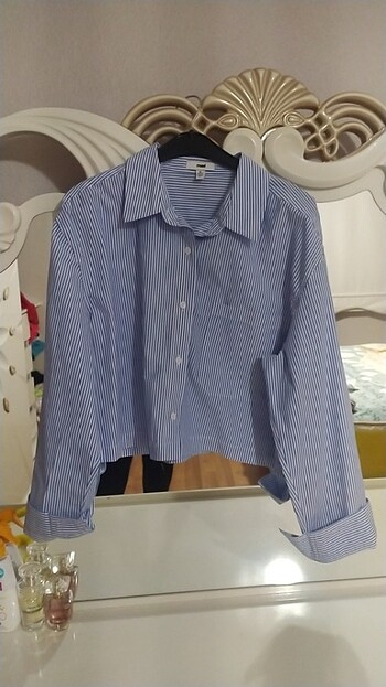 Sıfır mavi jeans gömlek 