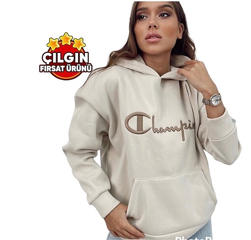 ÜÇ İPLİK ŞARDONLU CHAMPİON SWEATSHİRT