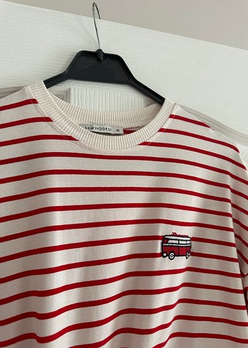 Kırmızı Çizgili Kadın Tunik - Görsel 2