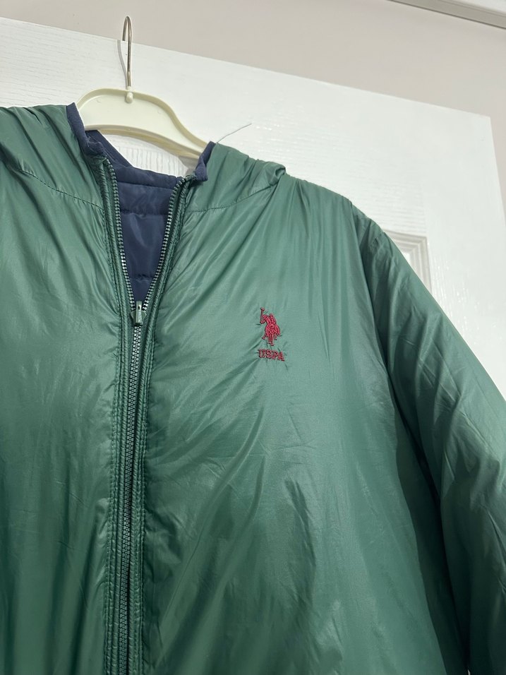 Erkek Çocuk çift taraflı Kapitone Mont - Görsel 5