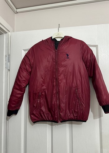 Siyah Fermuarlı çift taraflı erkek Mont - Görsel 2