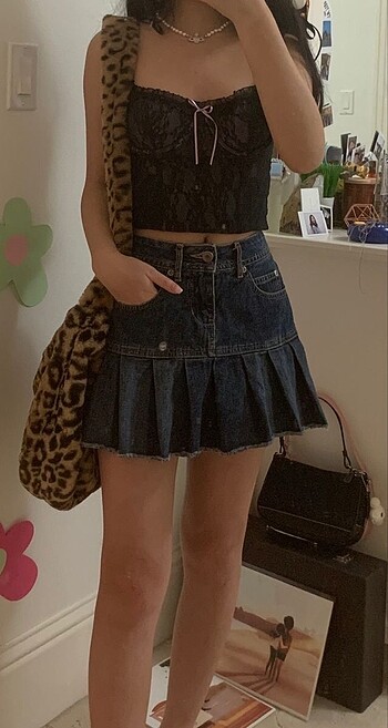 American Vintage MİNİ KOT ETEK