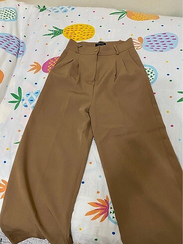 Zara PALAZZO KUMAŞ PANTOLON