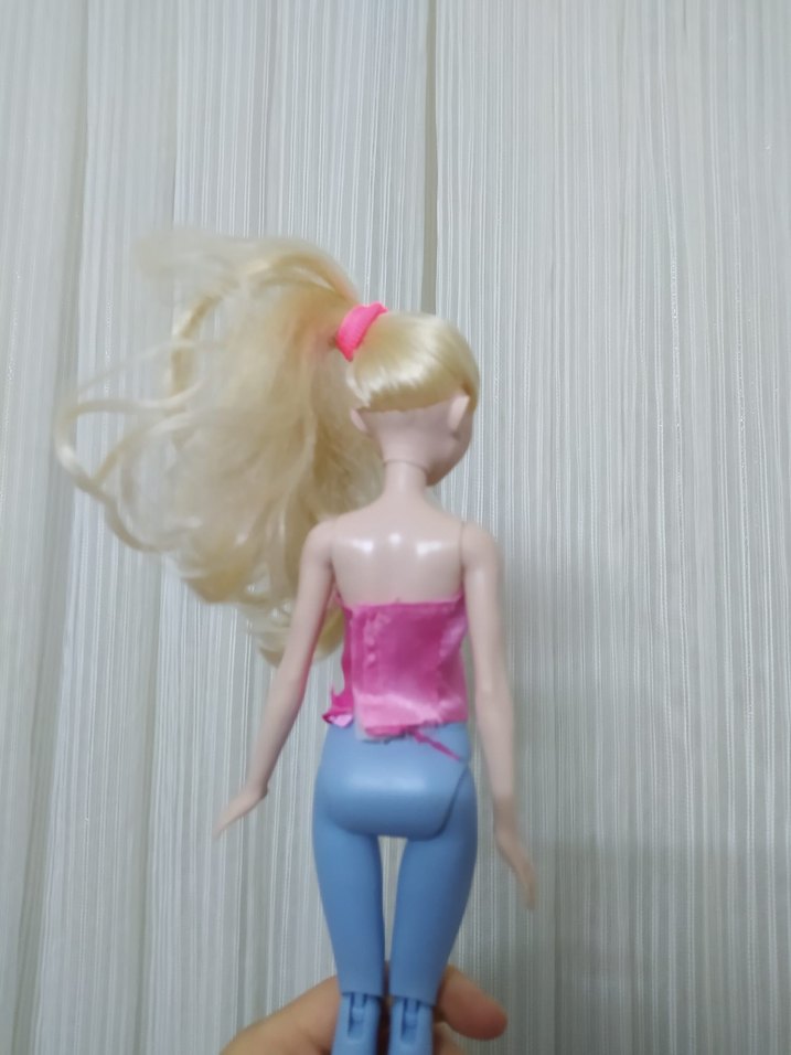 Pembe Üst ve Mavi Taytlı Bebek - Görsel 4