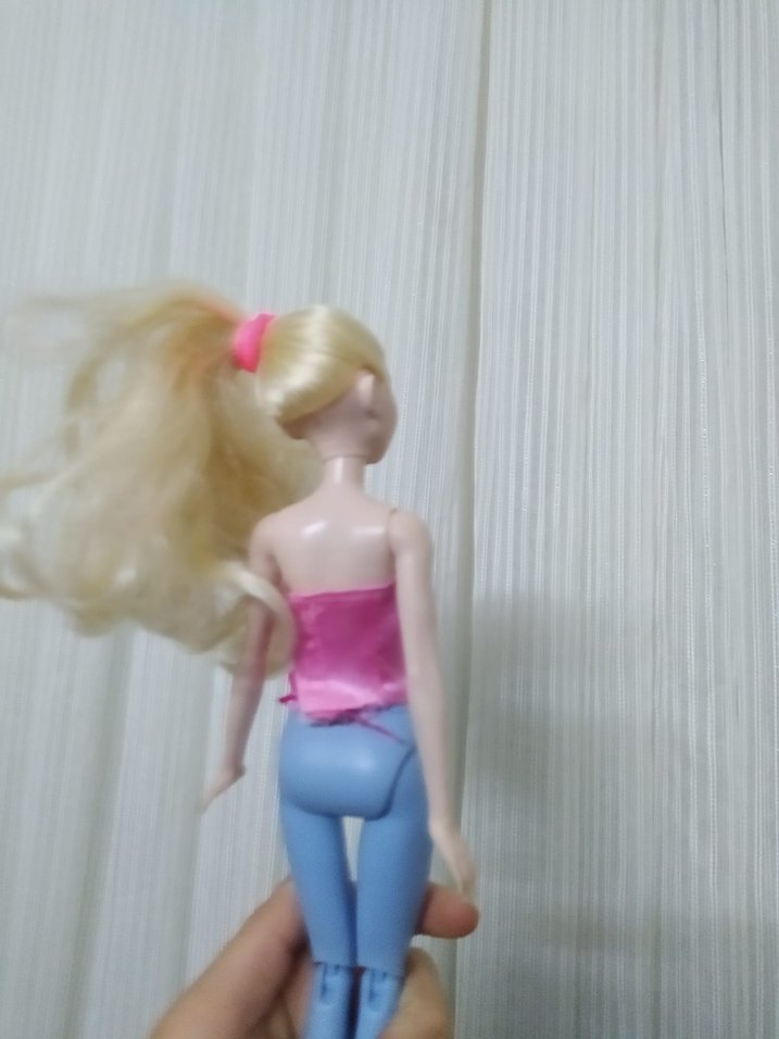 Pembe Üst ve Mavi Taytlı Bebek - Görsel 5