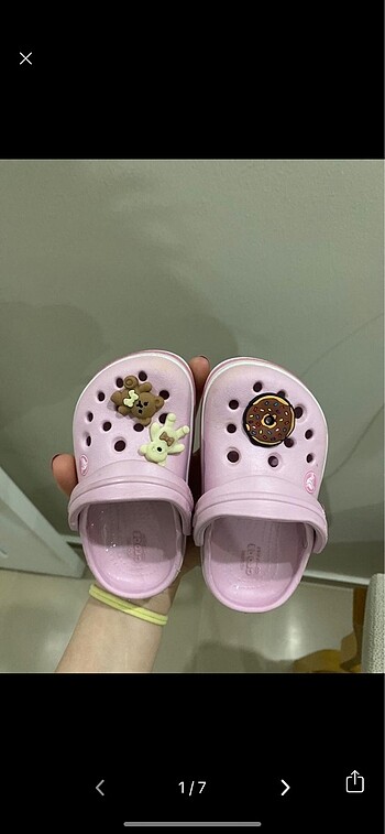 Crocs pink balerina
