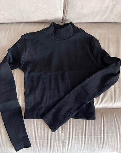 uzun kollu crop top