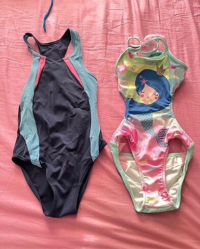 6 Yaş Beden pembe Renk bikini ve mayo