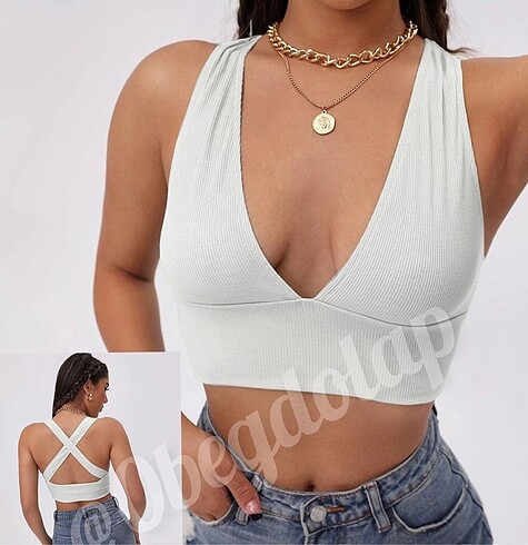 sırt detay crop top